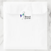 私になる誇りを持ったゲイメンズプライドすごい ラウンドシール (バッグ)