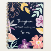 私にはいつも物事が上手く行っているプランナー プランナー手帳 (正面)