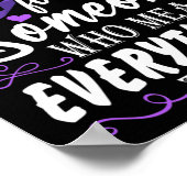 私にはすべててんかんデイパープルリボン脱毛剤 ポスター (角)