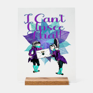 私にはそれが分からない アクリルサイン