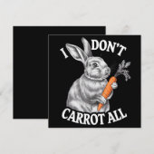 私にはイースターのウサギのジョークは面白くない 招待状 (正面/裏面)