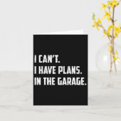 私にはガレージでカー整備士の予定があるから無理 カード (黄色い花)