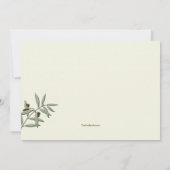 私にはギリシャ語の招待状 招待状 (裏面)