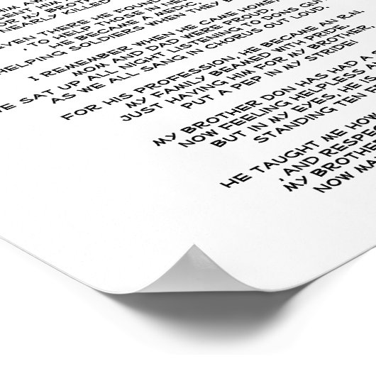 私にはドン詩のポスターという名前の兄がいる ポスター (角)