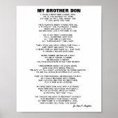 私にはドン詩のポスターという名前の兄がいる ポスター (正面)