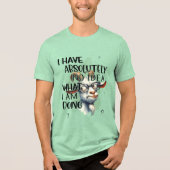 私にはヤギアイディアがない トライブレンドＴシャツ (正面)