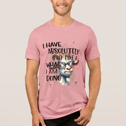 私にはヤギアイディアがない トライブレンドＴシャツ (正面)