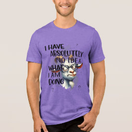 私にはヤギアイディアがない トライブレンドTシャツ