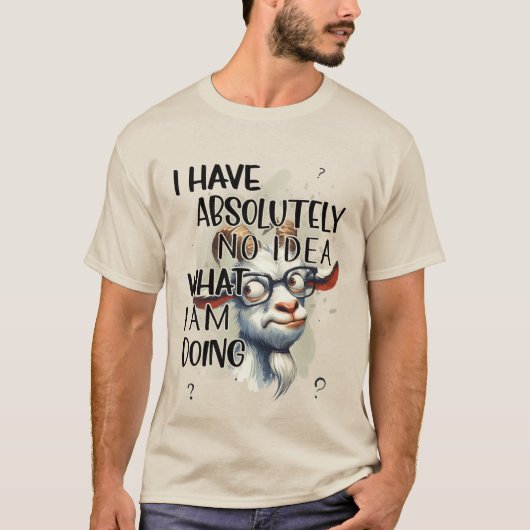 私にはヤギアイディアがない Tシャツ (正面)