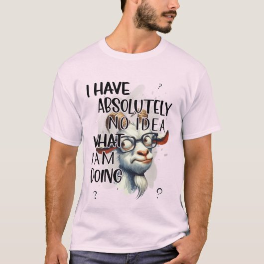 私にはヤギアイディアがない Tシャツ (正面)