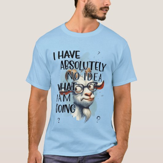 私にはヤギアイディアがない Tシャツ (正面)