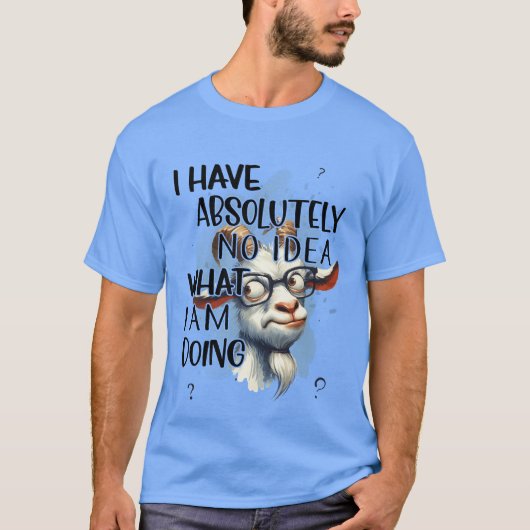 私にはヤギアイディアがない Tシャツ (正面)