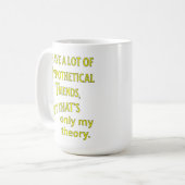 私には仮説上の友人がたくさんいる。哲学者の コーヒーマグカップ (正面左)