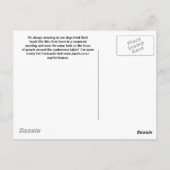 私には分からない。 ポストカード (裏面)