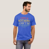 私には到達できないことがある Vint Tシャツ (正面フル)