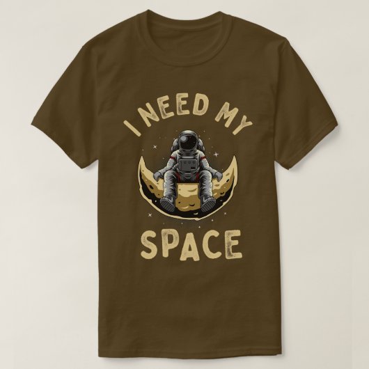 私には反社会的宇宙おもしろいが必要だ Tシャツ (デザイン正面)