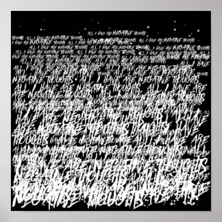 私には否定的な考えしかできない ポスター