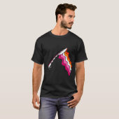 私には女性が欲しい、魚が怖い Tシャツ (正面フル)