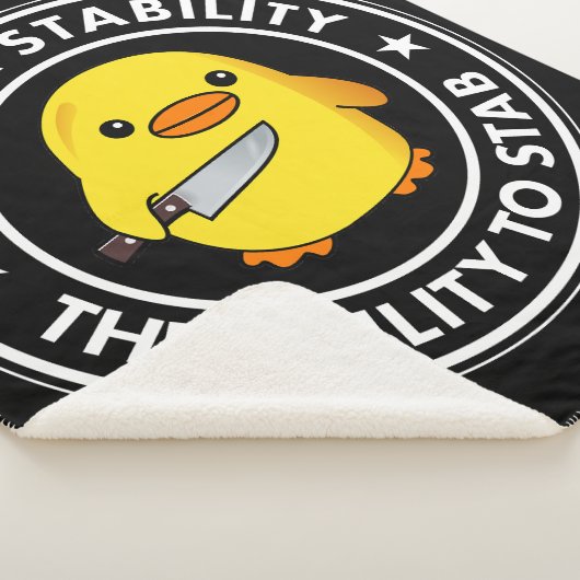 私には安定した刺し傷の能力があおもしろいる シェルパブランケット (3/4)