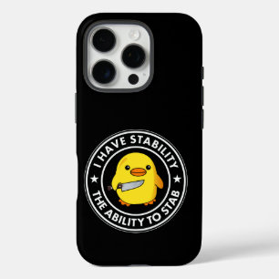 私には安定した刺し傷の能力があおもしろいる iPhone 16 PROケース