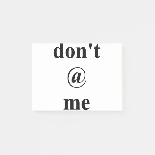 私には当たらない ポストイット (正面)