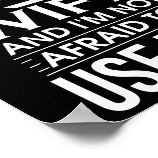 私には彼女熱狂するの怒りを使うことを恐れない妻がいる ポスター (角)