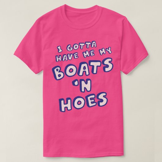 私には私の船とホがなくてはならない Tシャツ (デザイン正面)