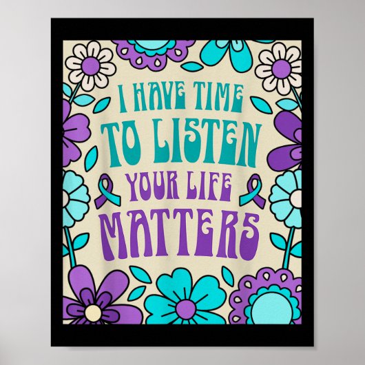 私には自殺防止聞の認識度がある ポスター (正面)