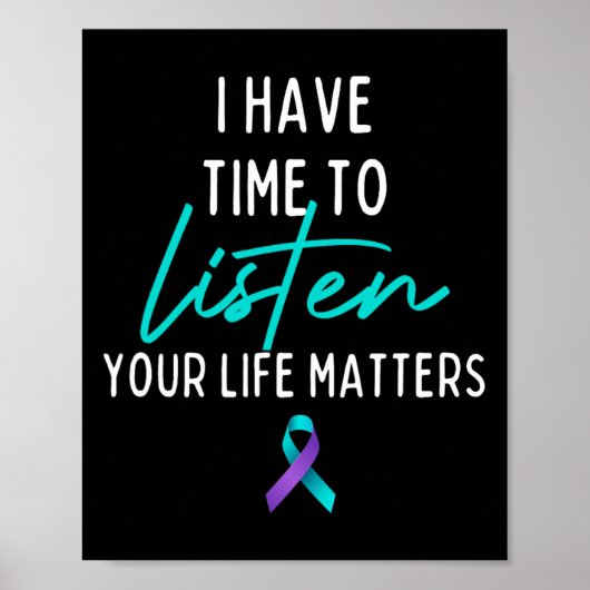 私には自殺防止聞の認識度がある ポスター (正面)