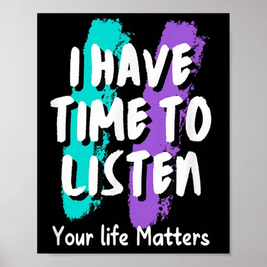 私には自殺防止聞の認識度がある ポスター (正面)