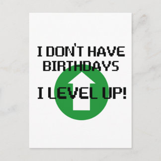 私には誕生日は… ポストカード