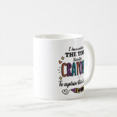 私には説明する時間もクレヨンもない コーヒーマグカップ (正面右)