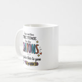 私には説明する時間もクレヨンもない コーヒーマグカップ (正面左)