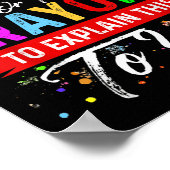 私には説明する時間もクレヨンもない ポスター (角)