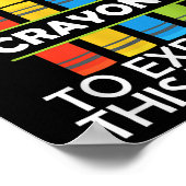 私には説明する時間もクレヨンもない ポスター (角)