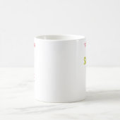 私には3人の姉妹がいるから私をイジメられないでね 兄弟ジョーク コーヒーマグカップ (中央)