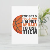 私には5つのファウルがある、そして使うのを恐れてはいない 招待状 (スタンド正面)