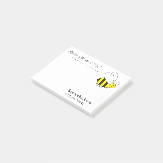 私にぶんぶん言う音を与えて下さい! かわいいのまわりに ポストイット (アングル)