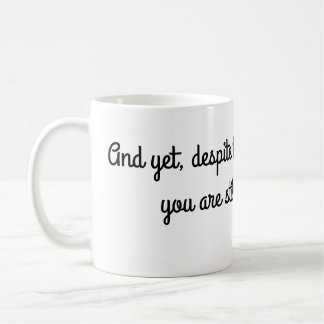 私にまだ話します コーヒーマグカップ