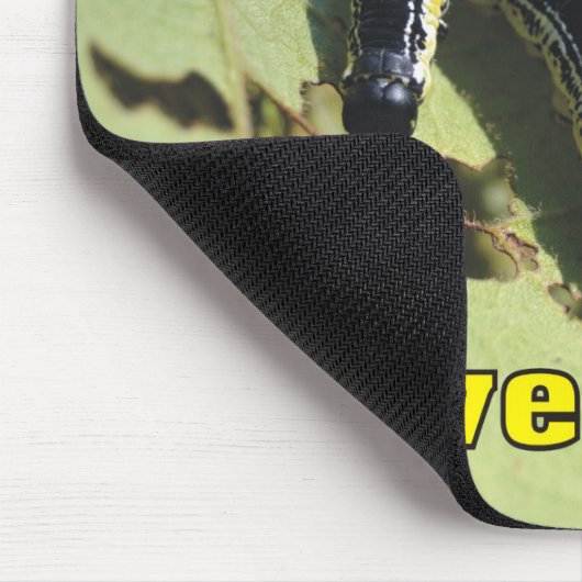 私にみみずのCatalpaみみずがあります マウスパッド (コーナー)