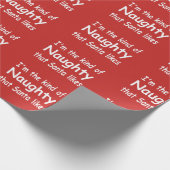 私によってがいけないサンタであるおもしろいな大人のクリスマスは好みます ラッピングペーパー (角)