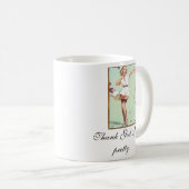 私によってがきれいである神を感謝していして下さい コーヒーマグカップ (正面右)