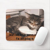 私によってがに行っていない移動原因に私に招待しないで下さい マウスパッド (マウス)