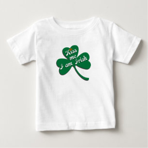 私によってがアイルランド語である私に接吻して下さい ベビーTシャツ