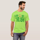 私によってがアイルランド語である私に接吻して下さい Tシャツ (正面フル)