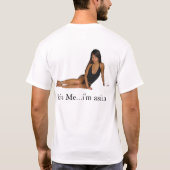 私によってがアジアである私に接吻して下さい Tシャツ (裏面)