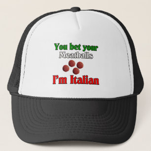 私によってがイタリアンであるあなたのミートボールを賭けます キャップ