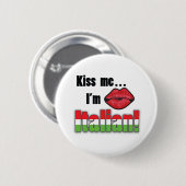 私によってがイタリアンである私に接吻して下さい 缶バッジ (正面&裏面)