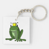 私によってがカエルの王子キーホルダーである私に接吻して下さい キーホルダー (裏面)