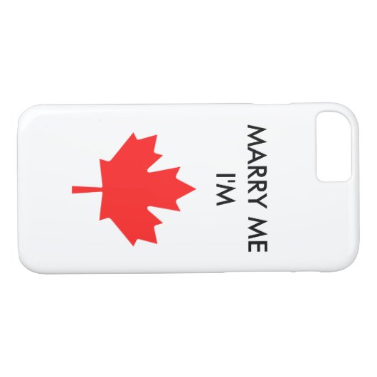 私によってがカナダの電話箱である私と結婚して下さい Case-Mate iPhoneケース (裏面(横))